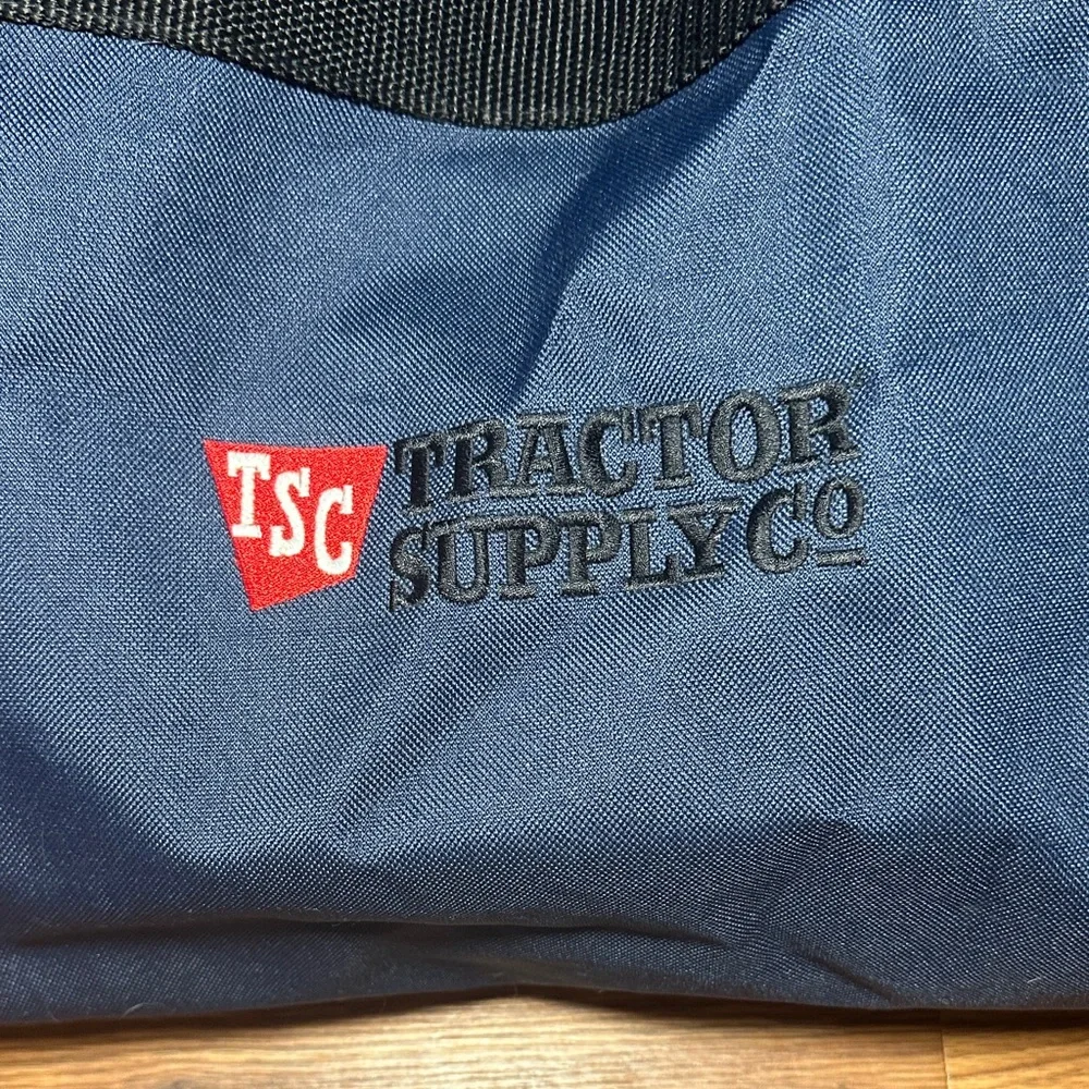 Vintage Tractor Supply Co × Wrangler Embroidered Duffel Bag – Employee Promo